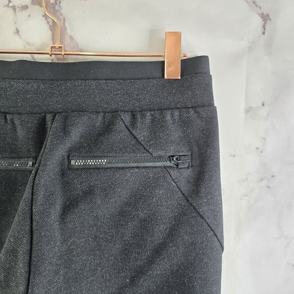 Athleta Pants Womens XS P Black Venice Heathered Pintuck Pull On High Rise - Picture 12 of 13